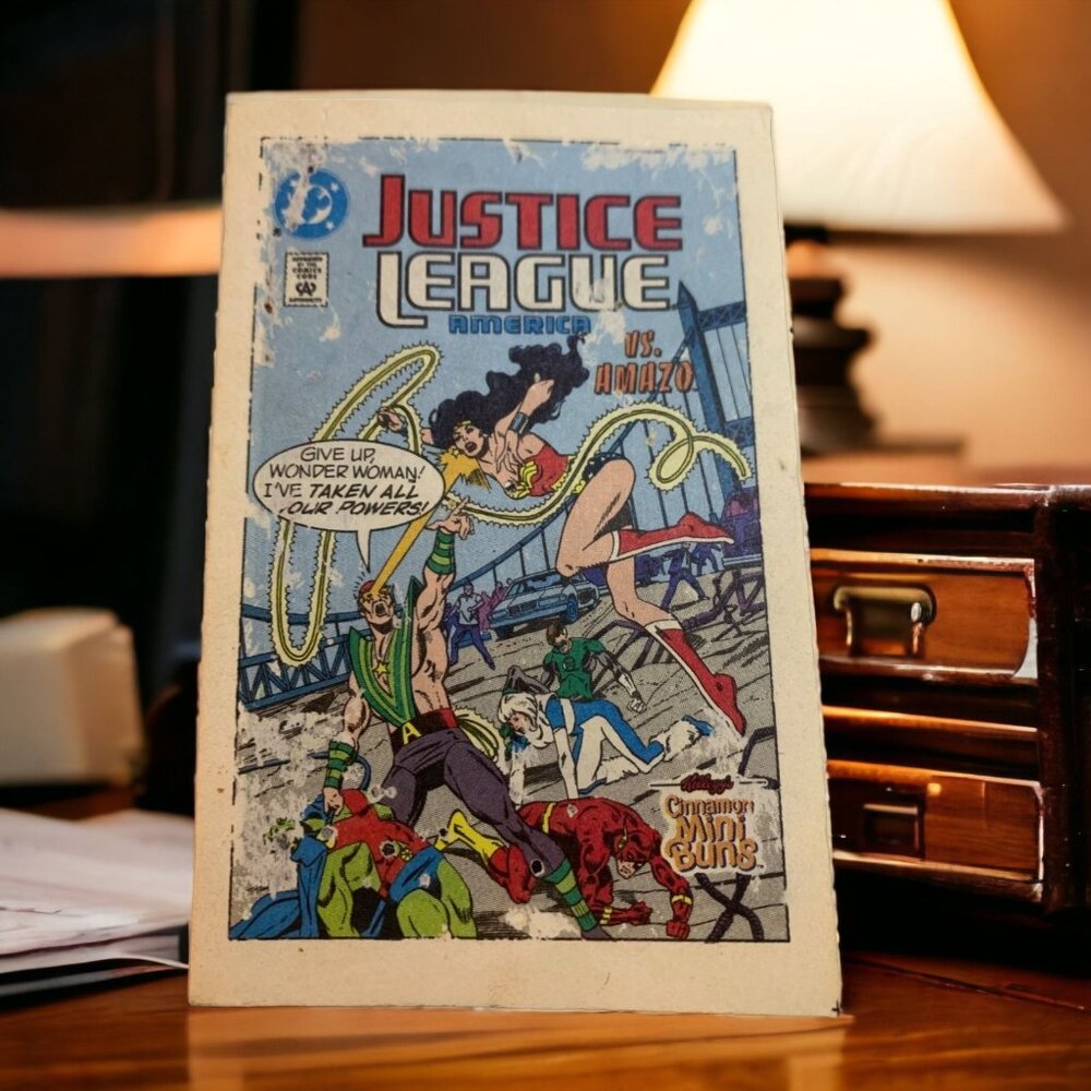 Justice League America vs Amazo Kellogg’s Mini Comic DC Promo 90s